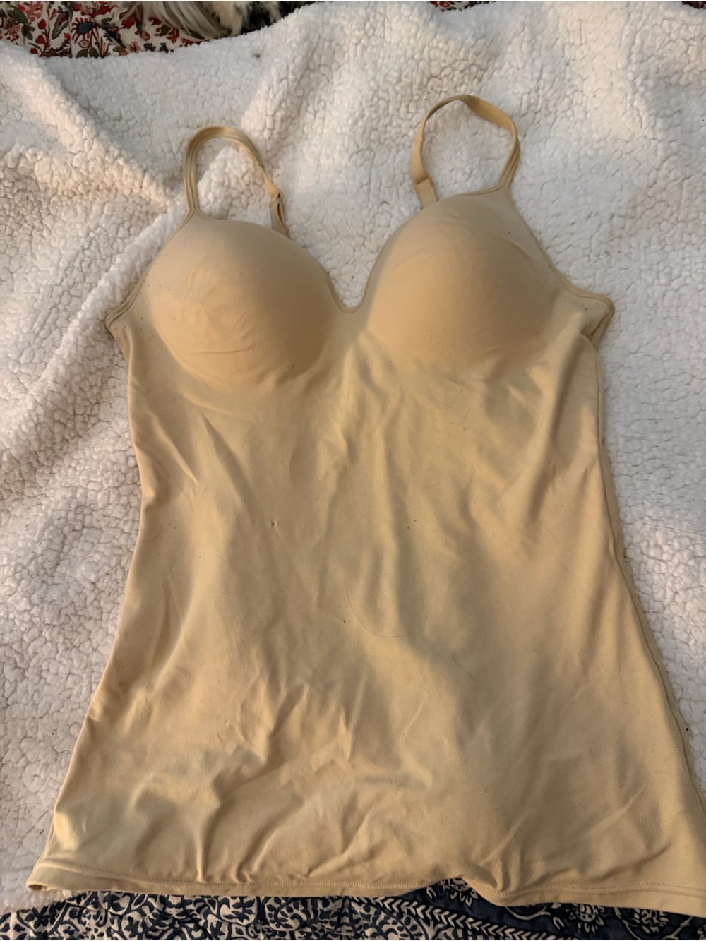 Flexees by Maidenform Shapewear Camisole in Beige Size Large Like New